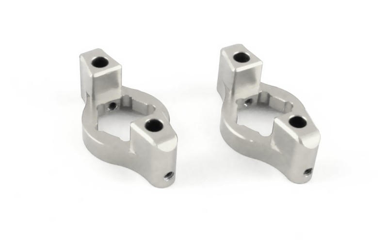 Preload adjusters 14 mm silver
