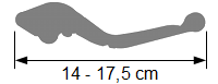 16 - 19 cm