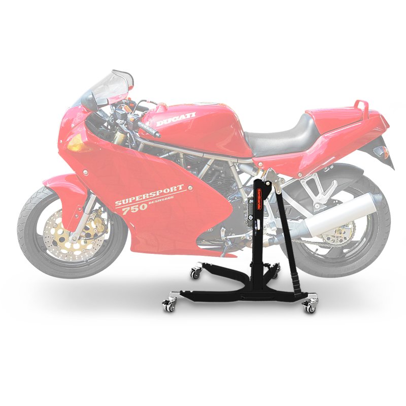 Béquille Centrale ConStands Power Evo Pour Yamaha YZF-R1 2015-2024 - Support Moto Noir