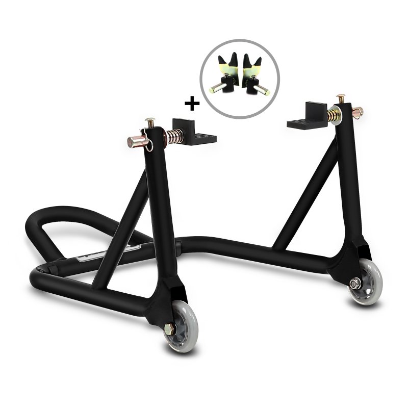 Motorcycle paddock stand rear ConStands UniversalRacing black mat