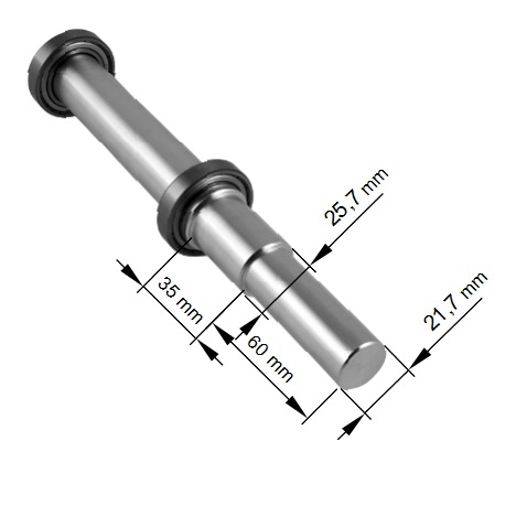 Bolt for ConStands Single Ducati - 25,7/21,7 mm