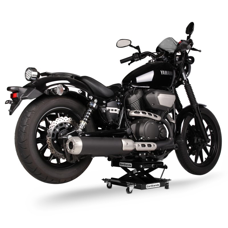 Motorcycle jack scissor lift dolly mover ConStands M black Motorbike