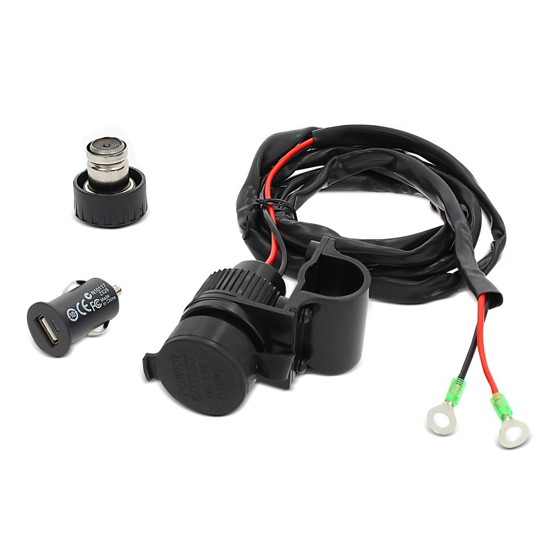 Einbausteckdose KFZ Motorrad Steckdose 12 Volt Dose eBay
