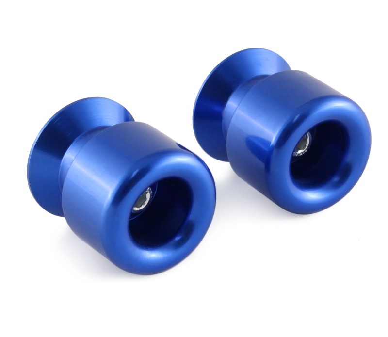 Swing Arm Protectors ConStands Alu 6mm Aprilia/Yamaha blue