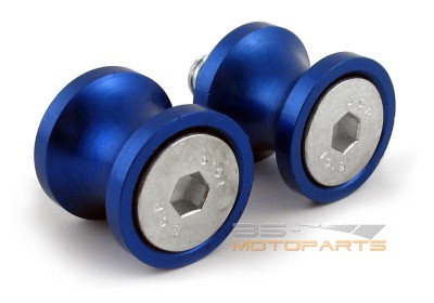 Paddock stand bobbins Yamaha/Aprilia/Triumph blue