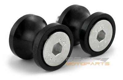 Paddock stand bobbins Yamaha/Aprilia/Triumph black