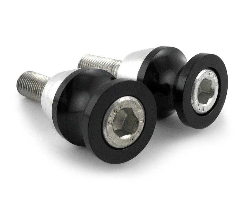 Paddock stand bobbins Kawasaki black
