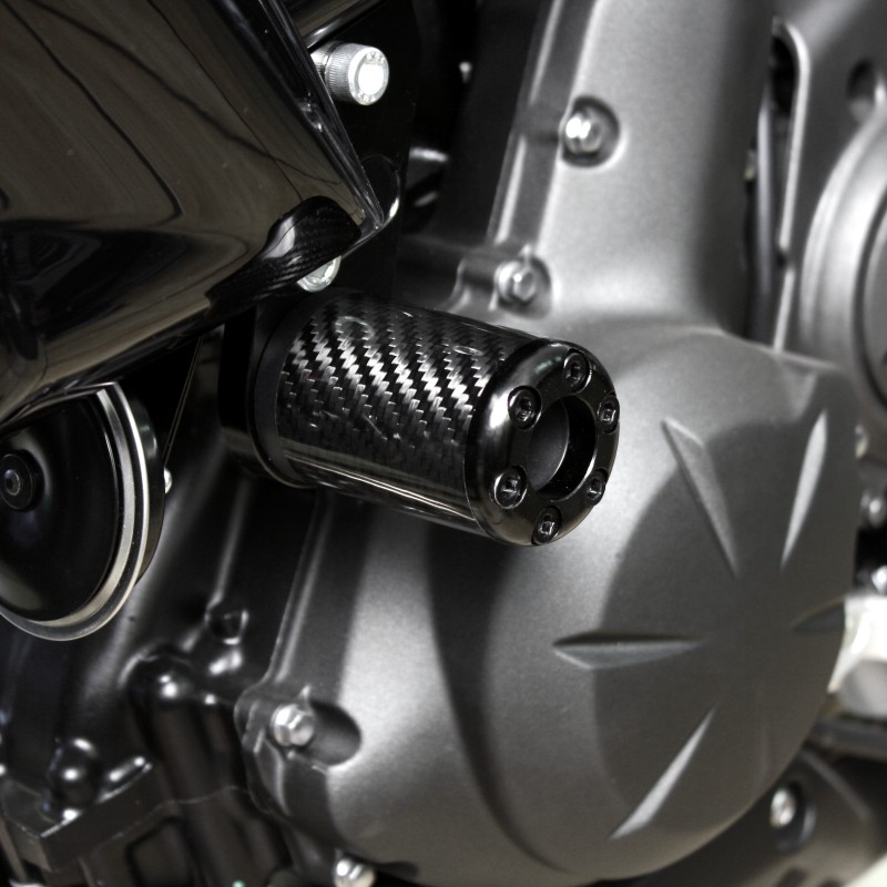Crash bobbins Kawasaki ER6n / Versys 0514 Carbon protectors frame