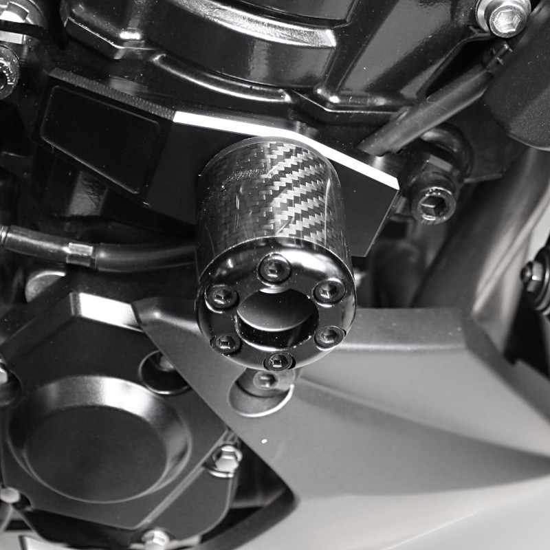 Crash bobbins Kawasaki Z 1000 10-12 Carbon (2 point)