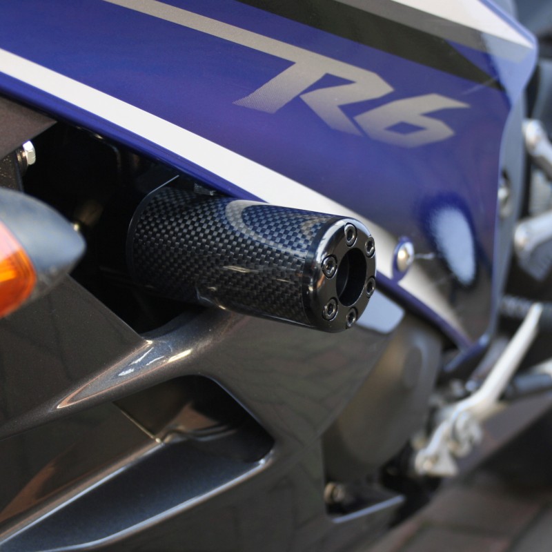 BS-Motoparts Sturzpads Yamaha YZF-R6 08-12 Carbon