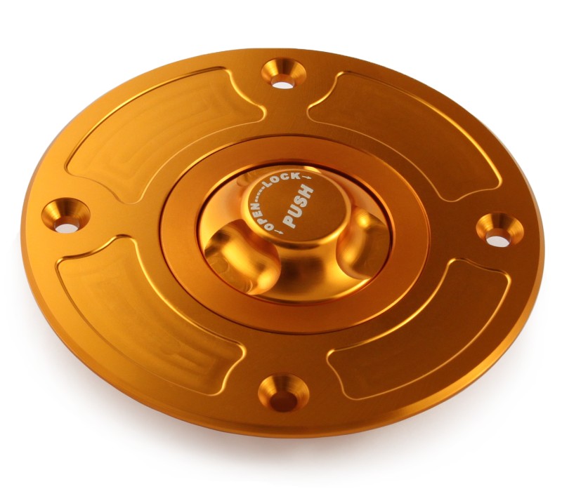Fuel cap Suzuki -03 gold/gold