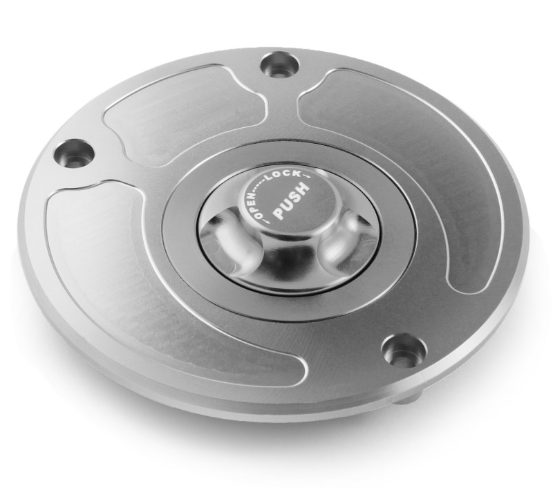 Fuel cap Kawasaki 07-11  silver/silver