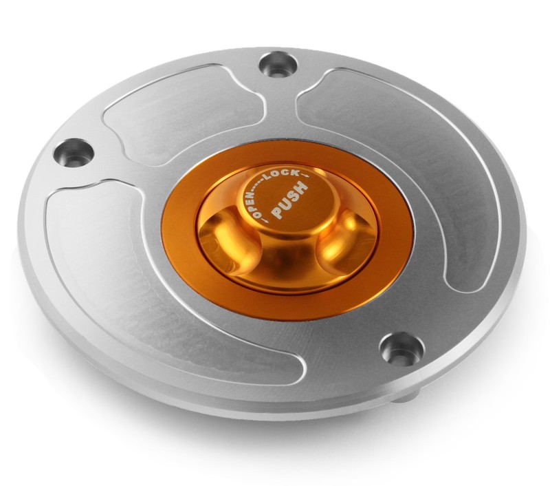 Fuel cap Kawasaki 07-11  silver/gold