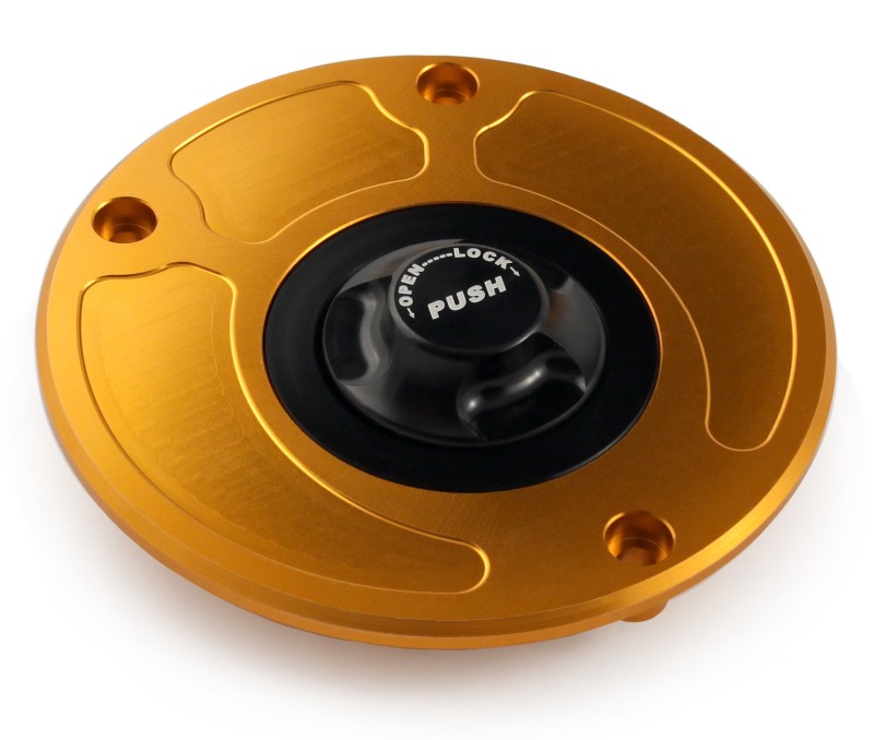 Fuel cap Kawasaki 07-11  gold/black