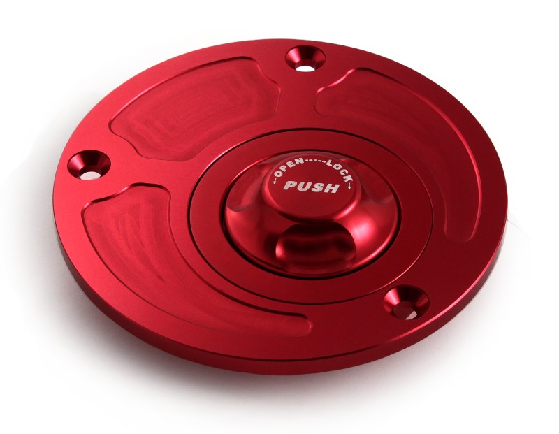 Fuel cap Aprilia/KTM/Triumph red/red