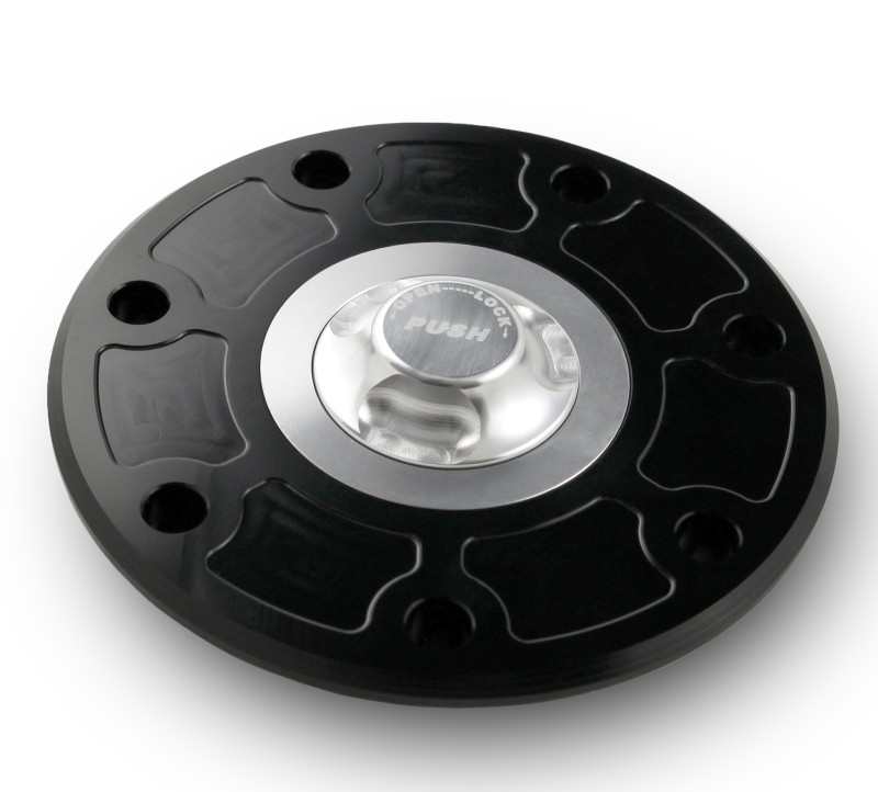 Fuel cap Kawasaki 93-99 black/silver