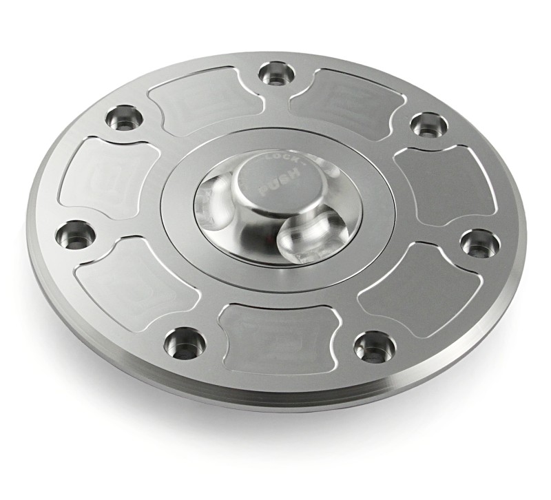 Fuel cap Kawasaki 93-99 silver/silver