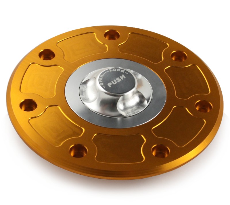 Fuel cap Kawasaki 93-99 gold/gold