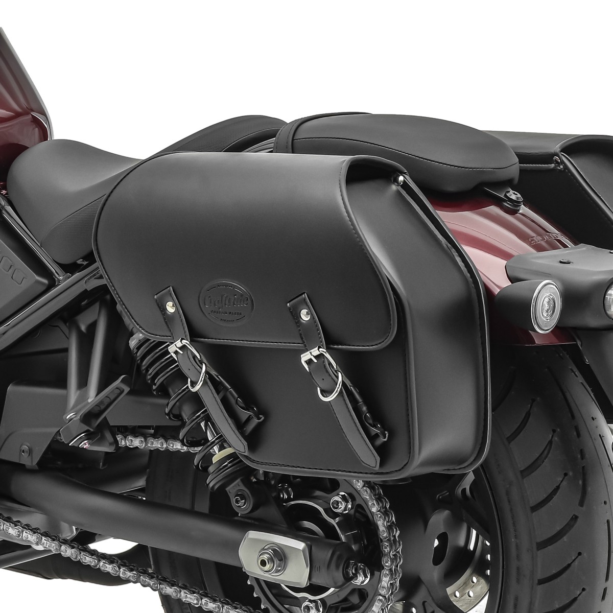 SADDLE BAG + Bracket for Harley Davidson Dyna Wide Glide Fargo Left £