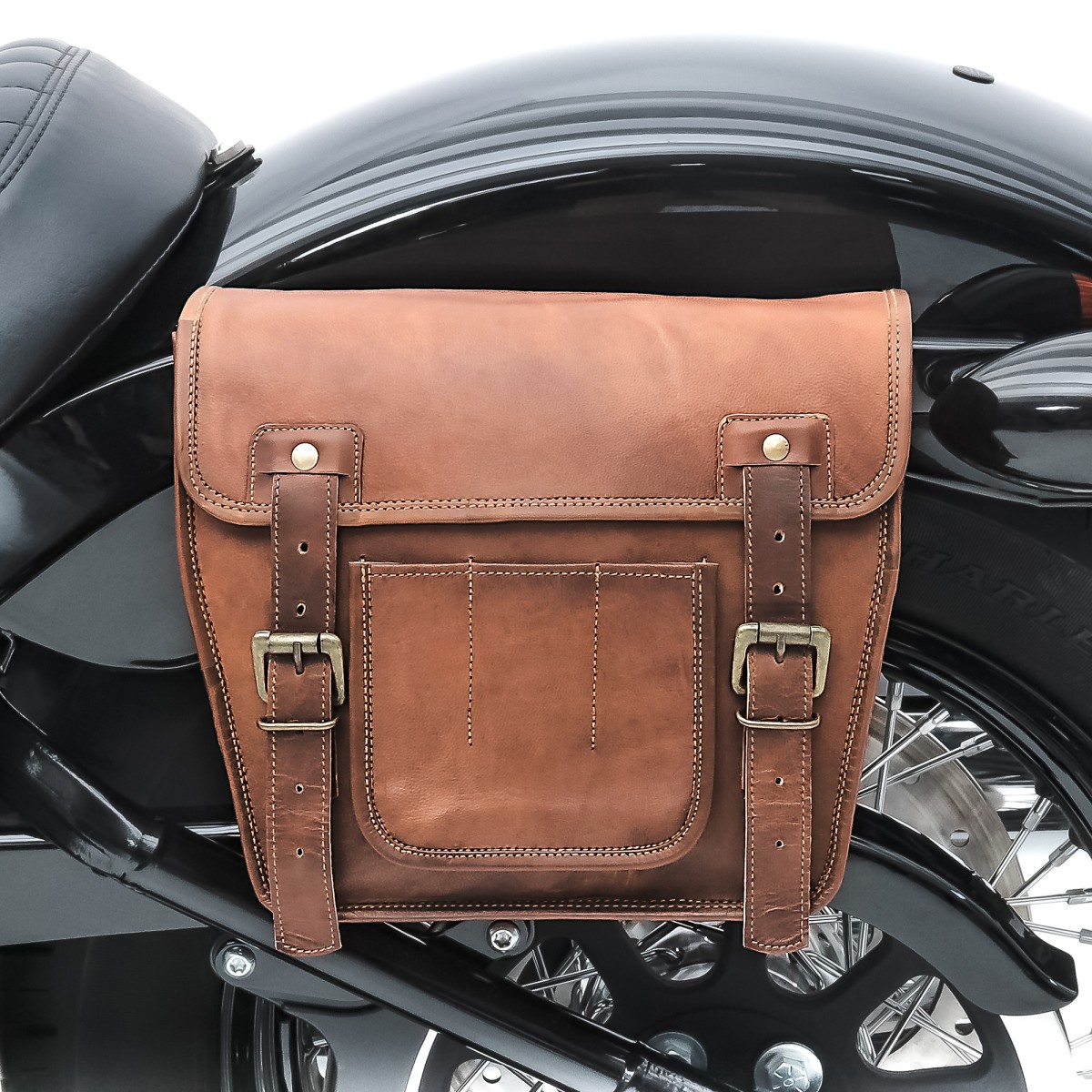 Saddlebag For Cruiser Vintage Bag Craftride SV4 Brown CB30474 ✓ Buy Now - View #2