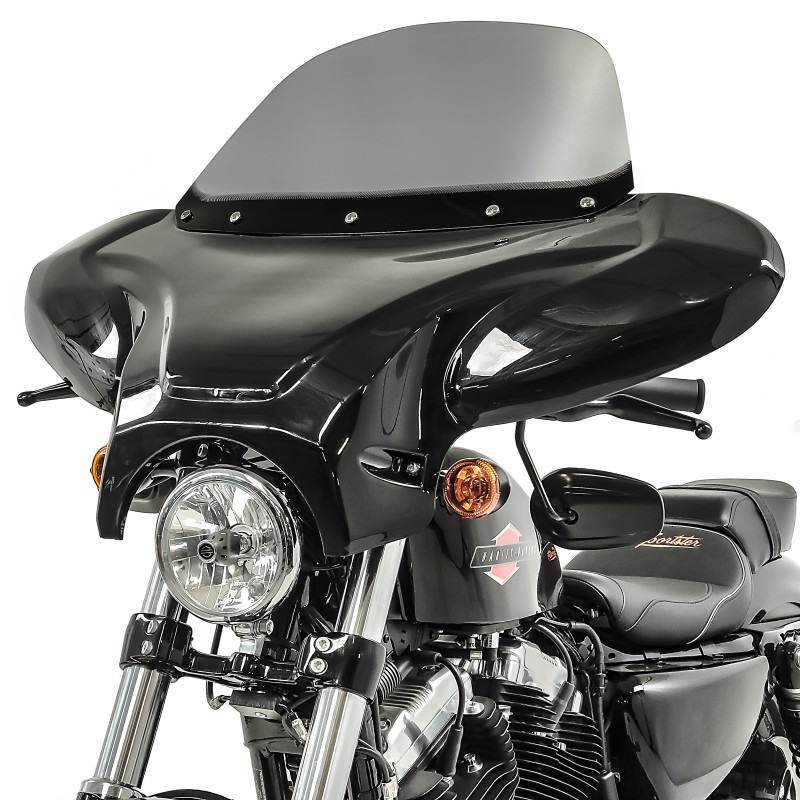 Batwing Windschild für Harley Dyna Super Glide Custom Verkleidung