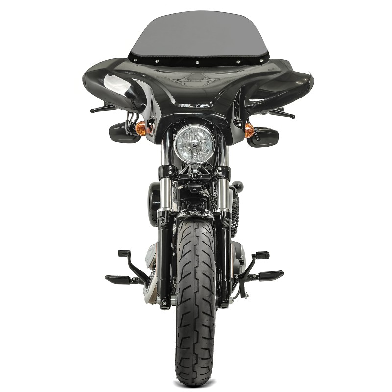 Batwing Windschild für Harley Dyna Super Glide Custom Verkleidung