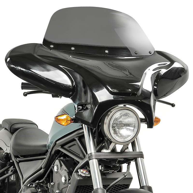 Batwing Windschild für Harley Dyna Super Glide Custom Verkleidung