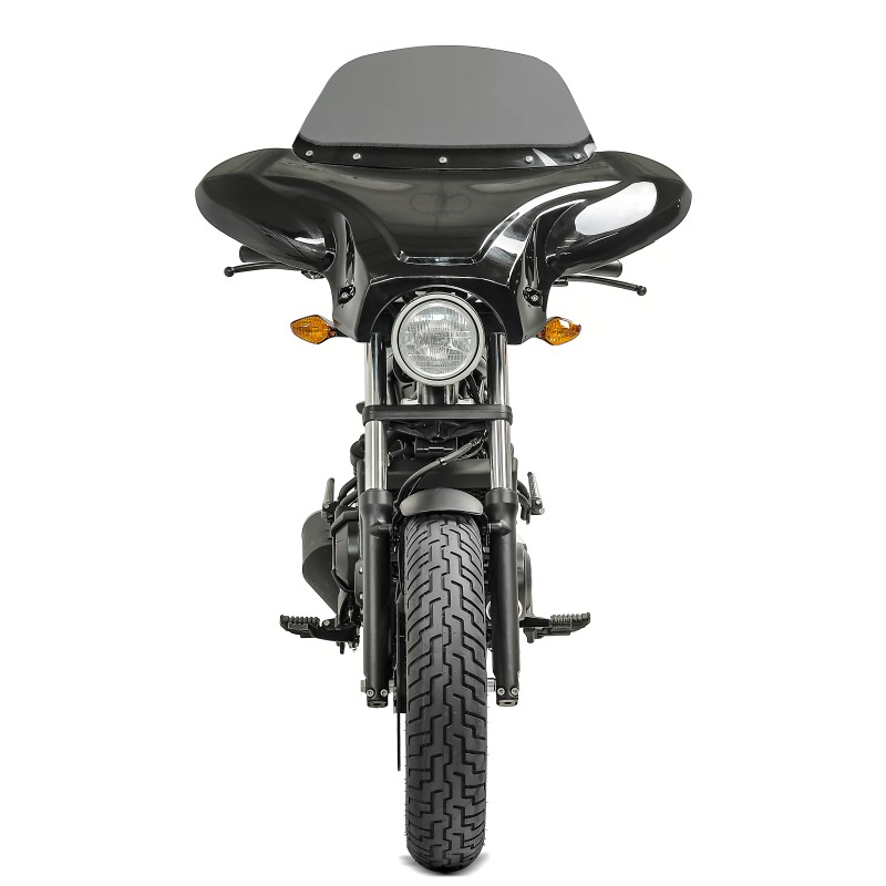 Batwing Windschild für Harley Dyna Super Glide Custom Verkleidung