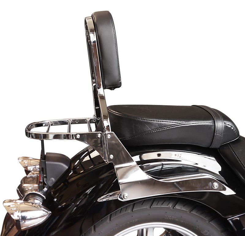 Sissy bar Yamaha XV 535 Virago 8803 Backrest + Rear Luggage Rack eBay