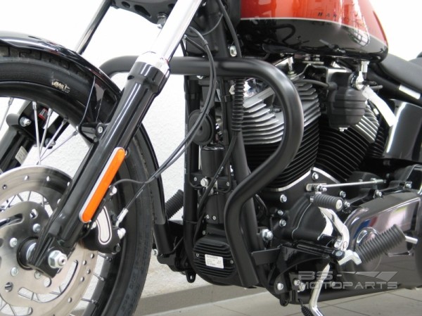 Crashbar Fehling Harley Davidson Softail Blackline black