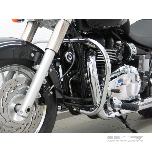 Crashbar Fehling Triumph America/ Speedmaster 02-12 silver