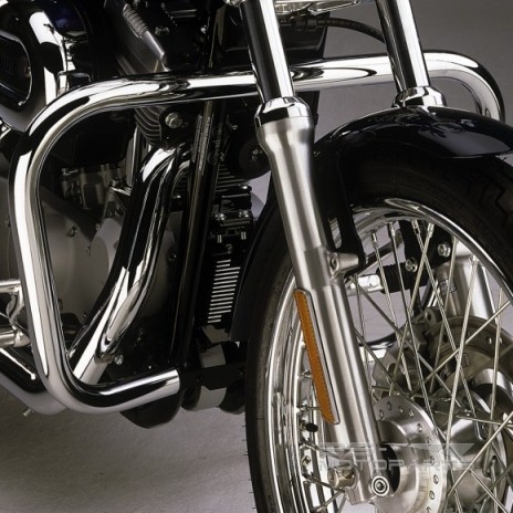 Crashbar Fehling Harley Davidson Sportster Evo Custom 04 - 12 silver