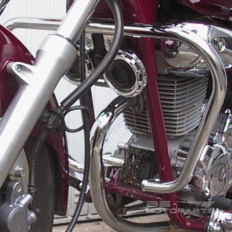 Crashbar Fehling Daelim VT 125 silver
