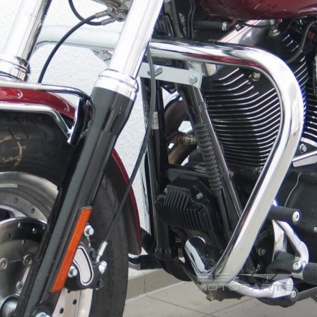 Crashbar Fehling Harley Davidson Fat Bob/Wide Glide conical shape 08 - 12  black