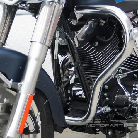 Crashbar Fehling Harley Davidson Fat Boy/Night Train/Softail 2007 -  2012 silver