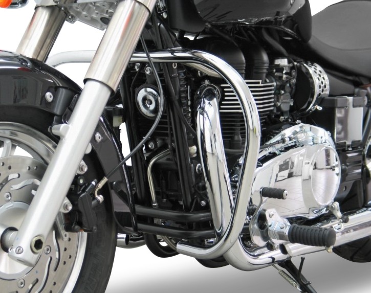 Crashbar Fehling Triumph America/ Speedmaster 0213 silver engine guard