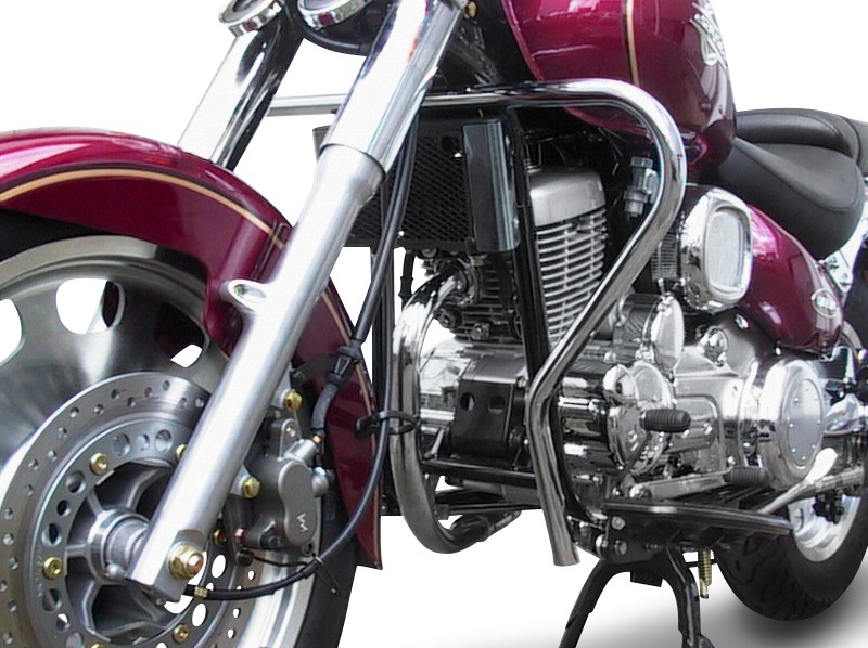 Crashbar Fehling Daelim VL 125 Daystar silver engine guard eBay