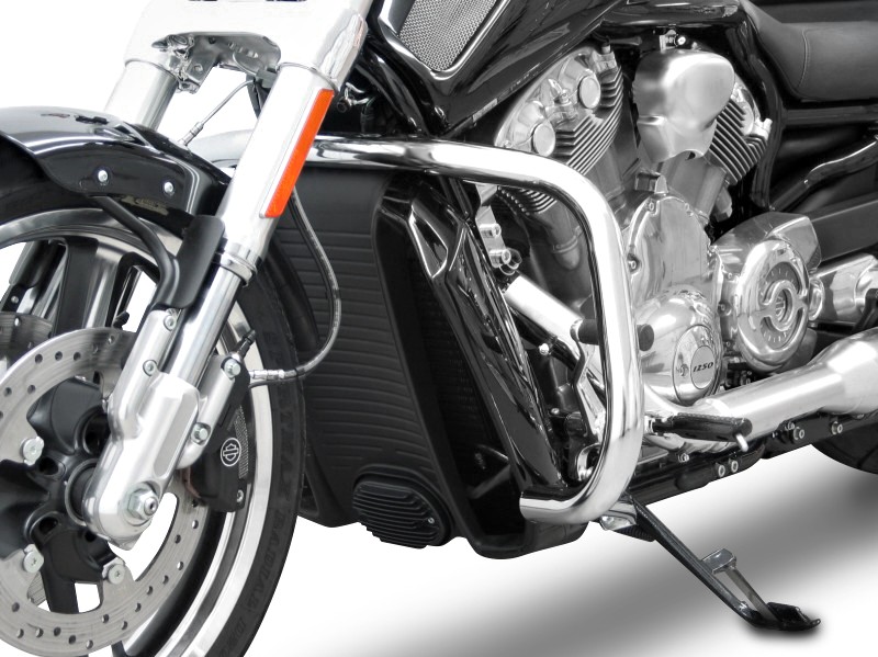 Crashbar Fehling Harley Davidson VRod Muscle 0911 silver engine guard