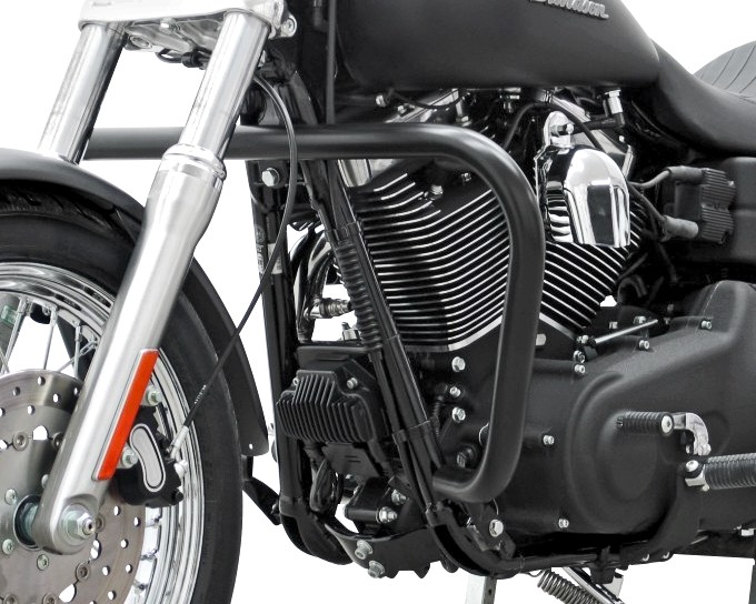 Crash bar Harley Davidson Dyna Low Rider (FXDL/I) 0608 black engine guard eBay