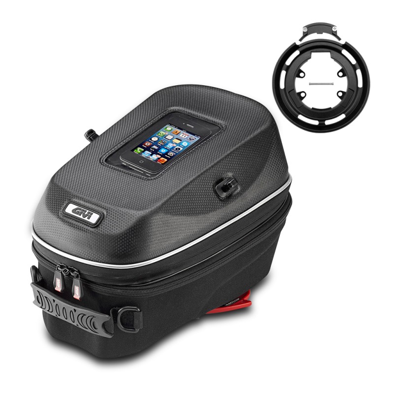 Givi tank bag set 3d6034 + TanklockSystem ring Triumph Tiger 955i 01