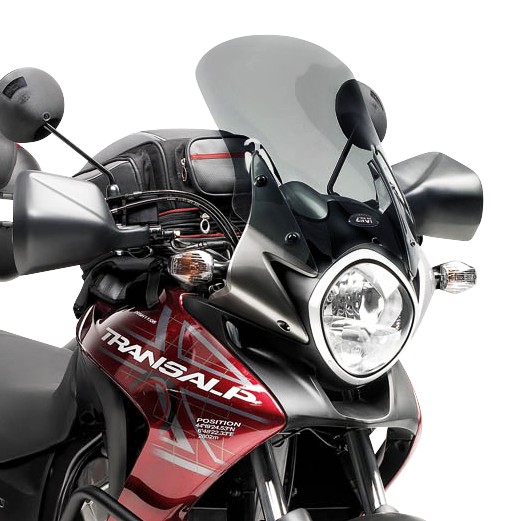 Tourenscheibe Givi f&uuml;r Honda Transalp XL 700 V 07-12 rauchgrau