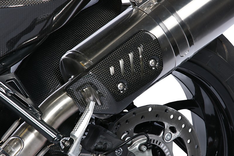 Auspuff Hitzeschutz BMW F 800 R 09-11 Carbon Ilmberger