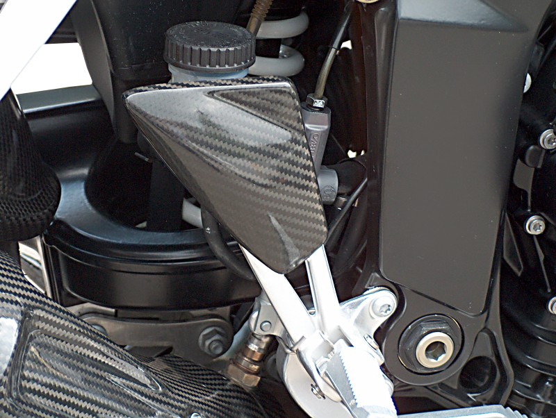 Heel Guards Set BMW BMW K 1200/ 1300 S/ R/ Sport  04-11  Carbon Ilmberger
