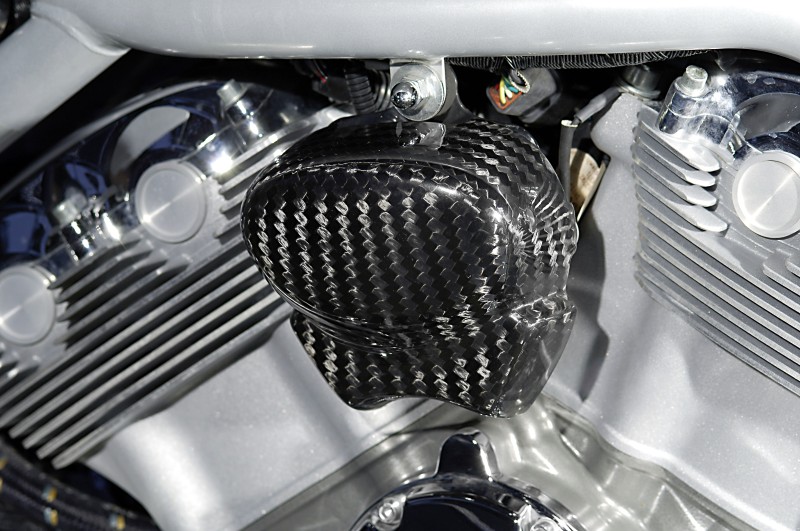 Horn Cover Harley Davidson VRod 0211 Carbon Ilmberger