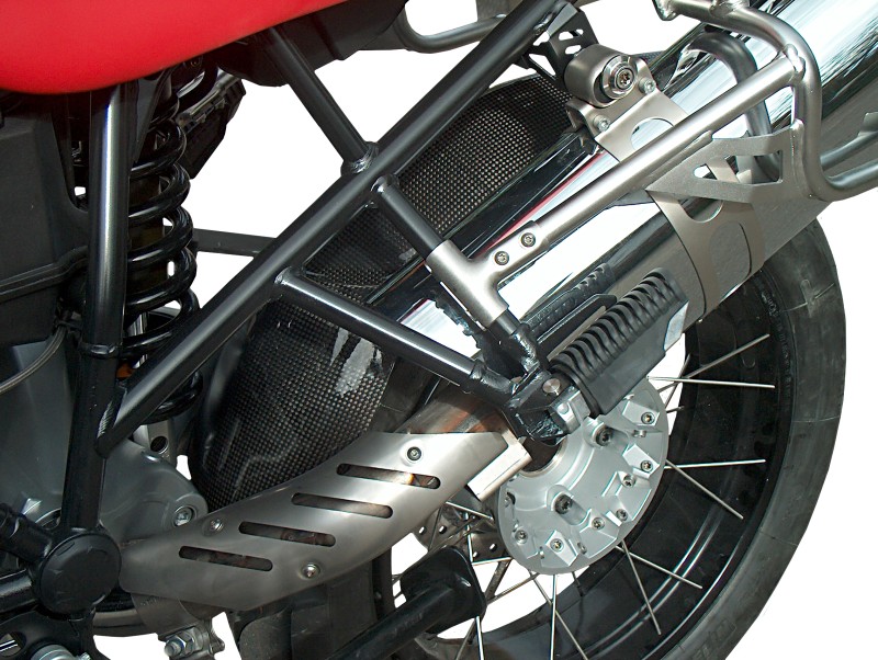 Rear Hugger w/ fixation for BMW Case Holder
 BMW R 1200 GS 04-12 Carbon Ilmberger