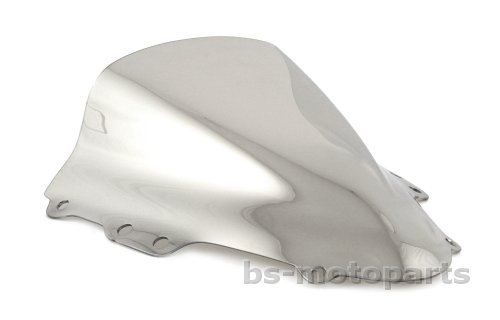 Double bubble screen JF Suzuki GSX-R GSXR 600 750 04-05 silver