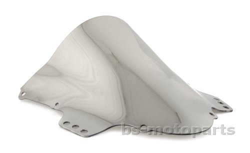 Double bubble screen JF Suzuki GSX-R GSXR 1000 05-06 silver
