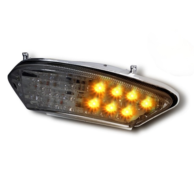 BS-Motoparts LED-R&uuml;cklicht + Blinker Honda Hornet 600/ 900 02-06 rauchgrau
