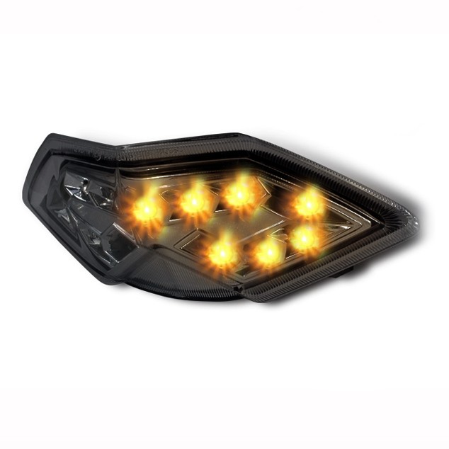 LED-tail-light + indicators Kawasaki Z 1000/ Z 1000 SX 10-12 light smoke