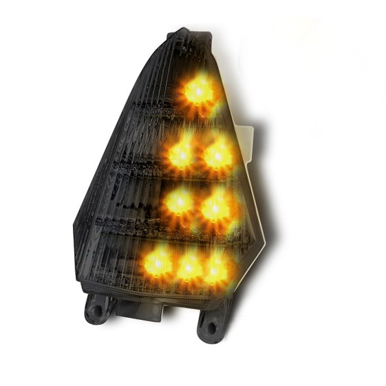 LED-tail-light + indicators Yamaha YZF-R6 08-12 light smoke